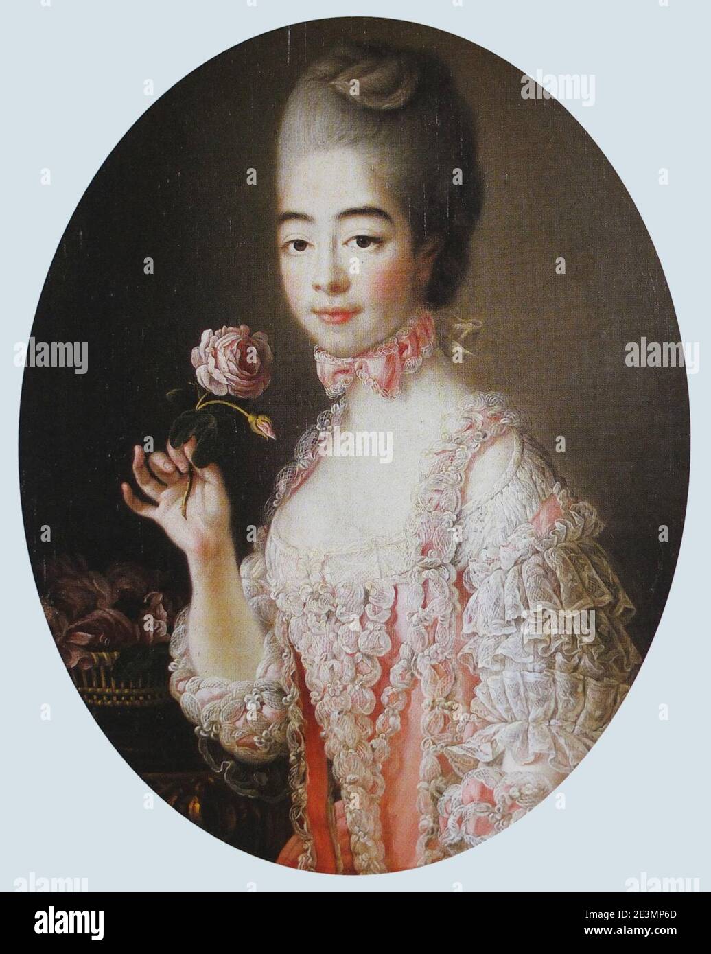 Marie Joséphine Louise de Savoie par Drouais 1772 Stock Photo - Alamy