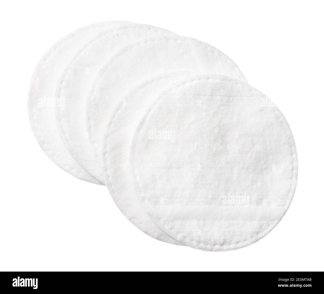 Cotton pads for skin isolated on white background Stock Photo Alamy
