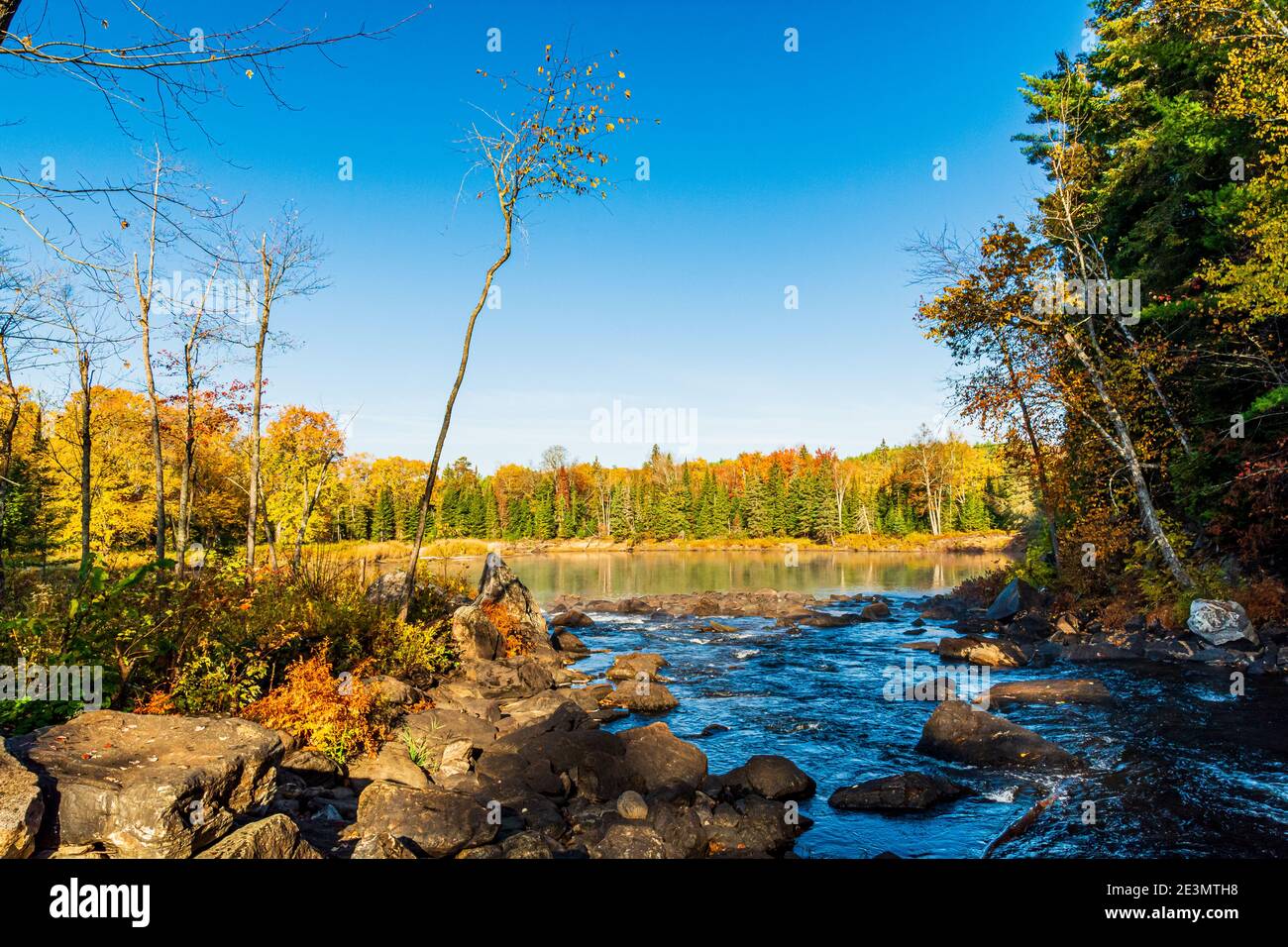 Egan Chutes Provincial Park Bancroft Ontario Canada in autumn Stock ...