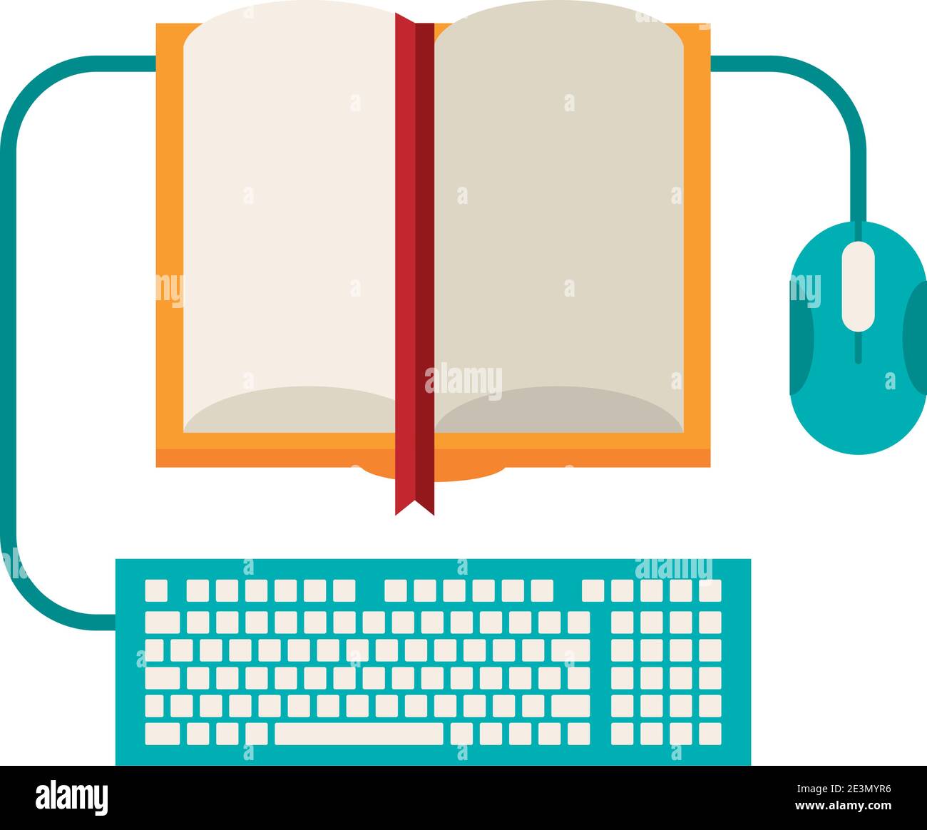 Technology keyboard knowledge Stock Vector Images - Alamy