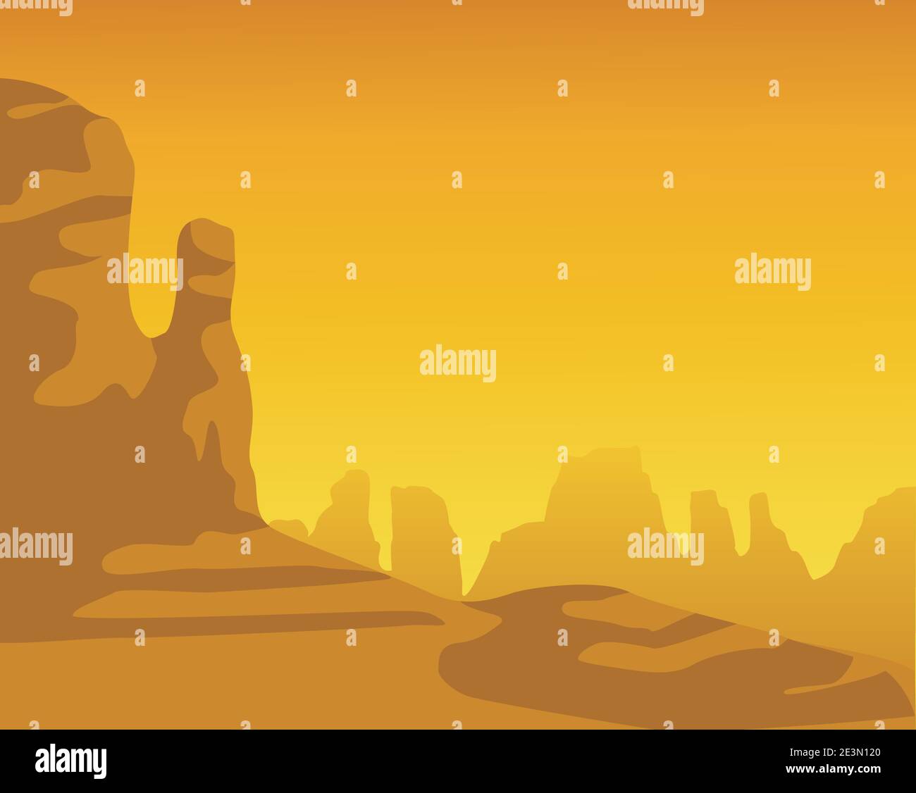 Desert forms Stock Vector Images - Alamy