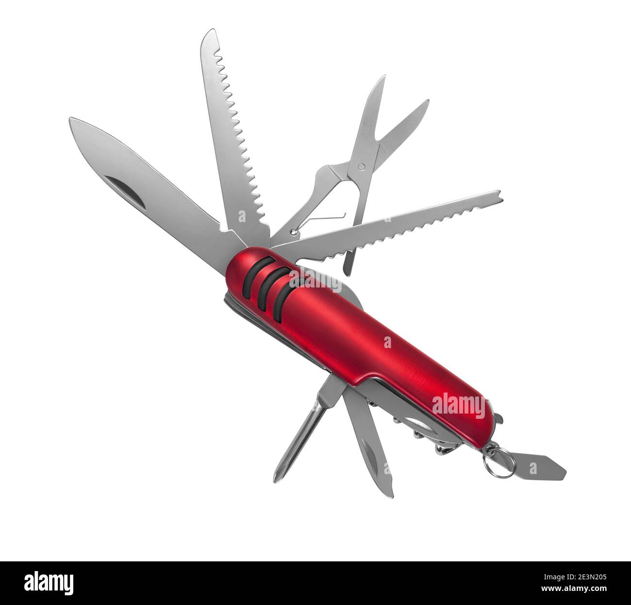 Multipurpose knife isolated on white with clipping path Stock Photo