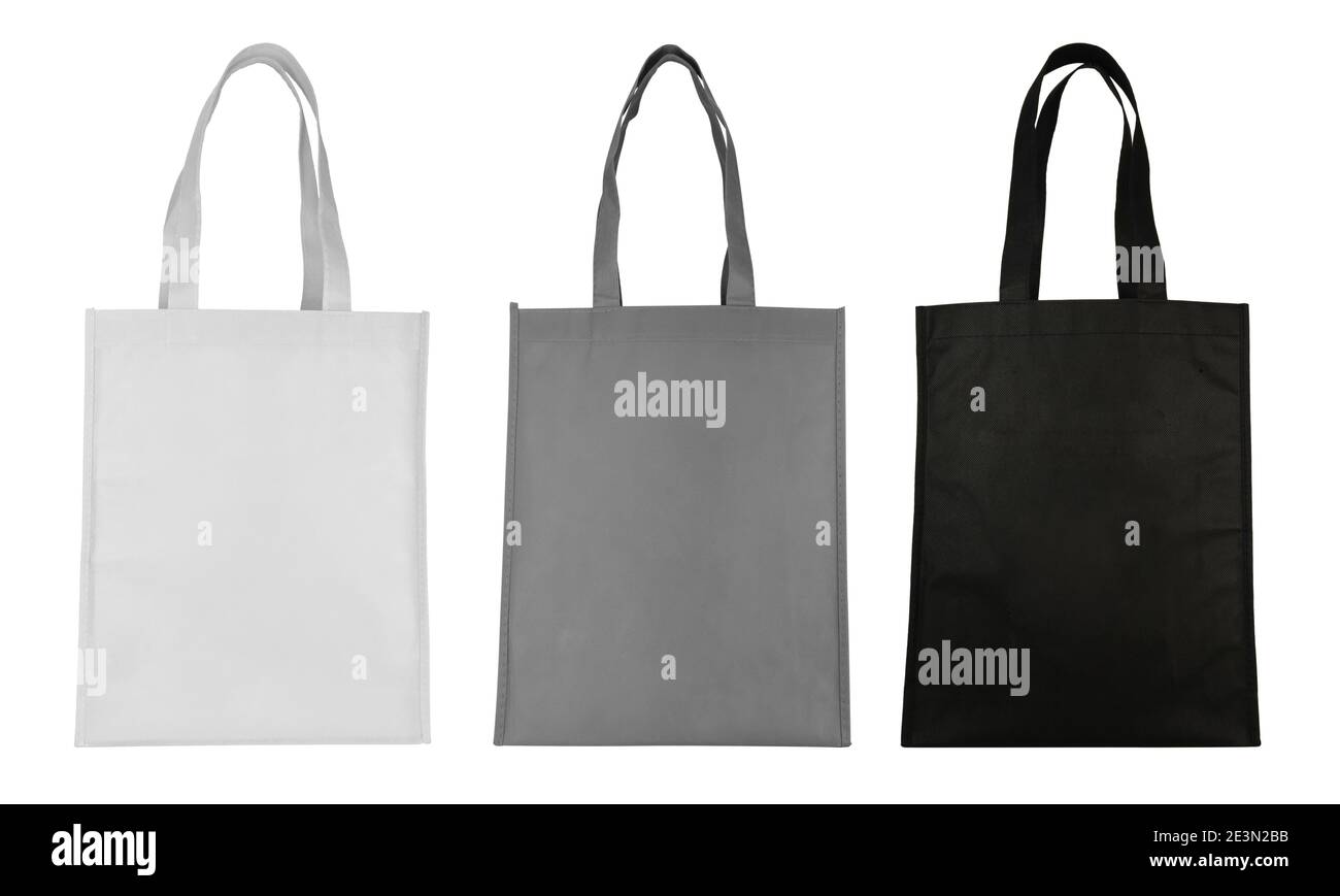 Fabric bag isolated on white background Stock Photo Alamy