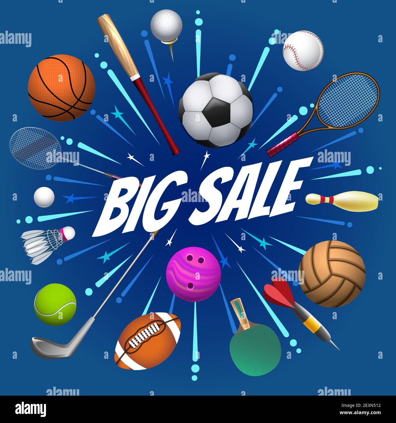 Sports equipement Stock Vector Images - Alamy