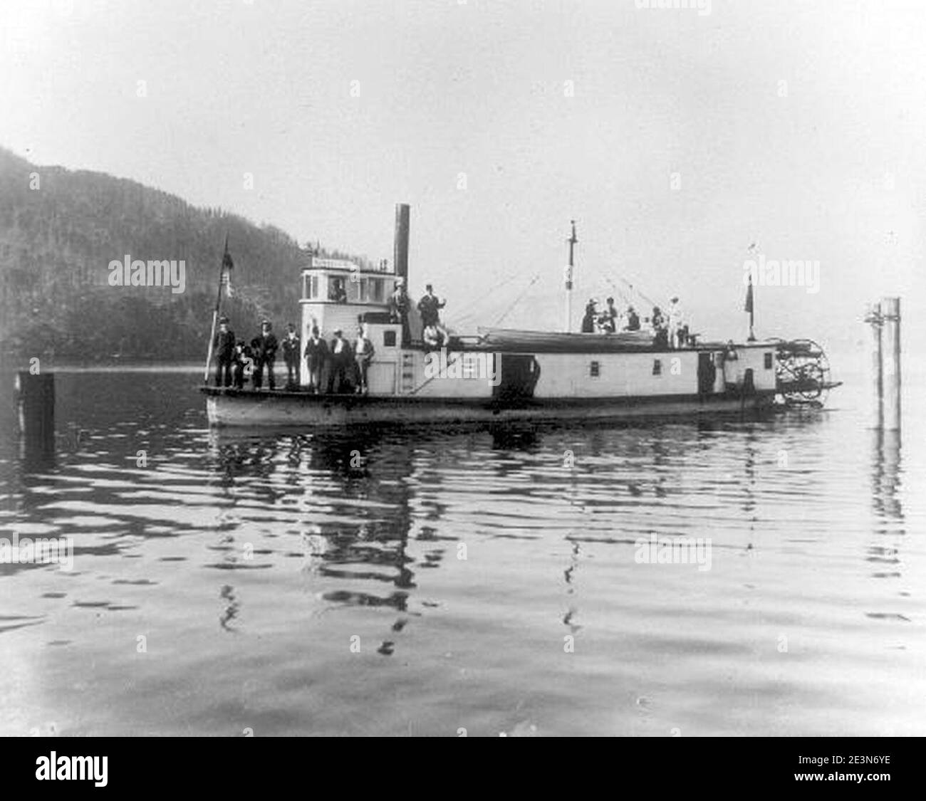 Marion (sternwheeler) ca 1890s Stock Photo Alamy