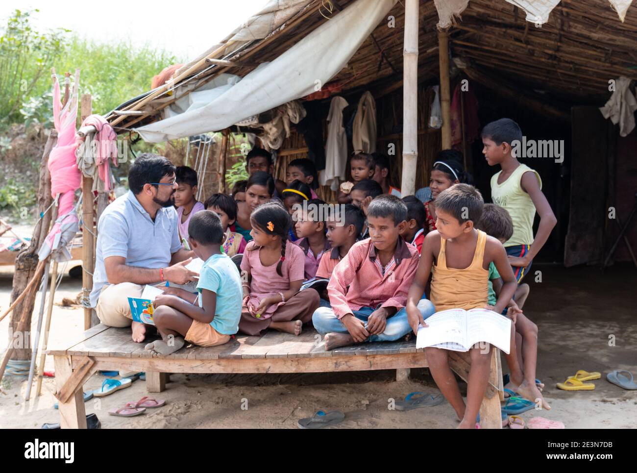 Village classroom india hi-res stock photography and images - Alamy