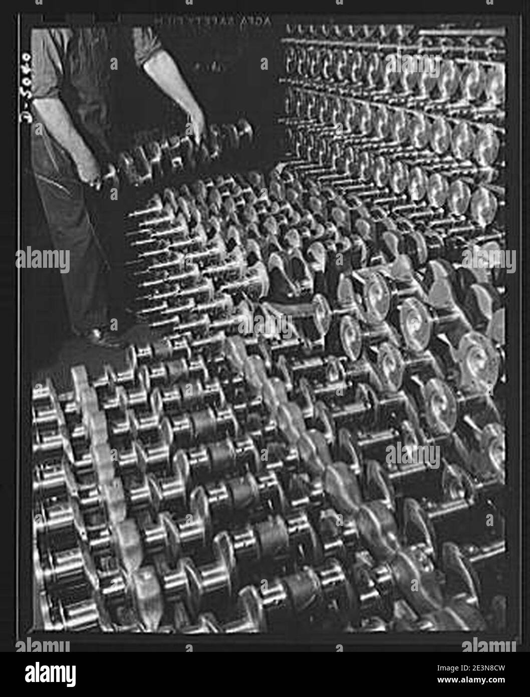 Marine Crankshafts 8b03602r Stock Photo Alamy