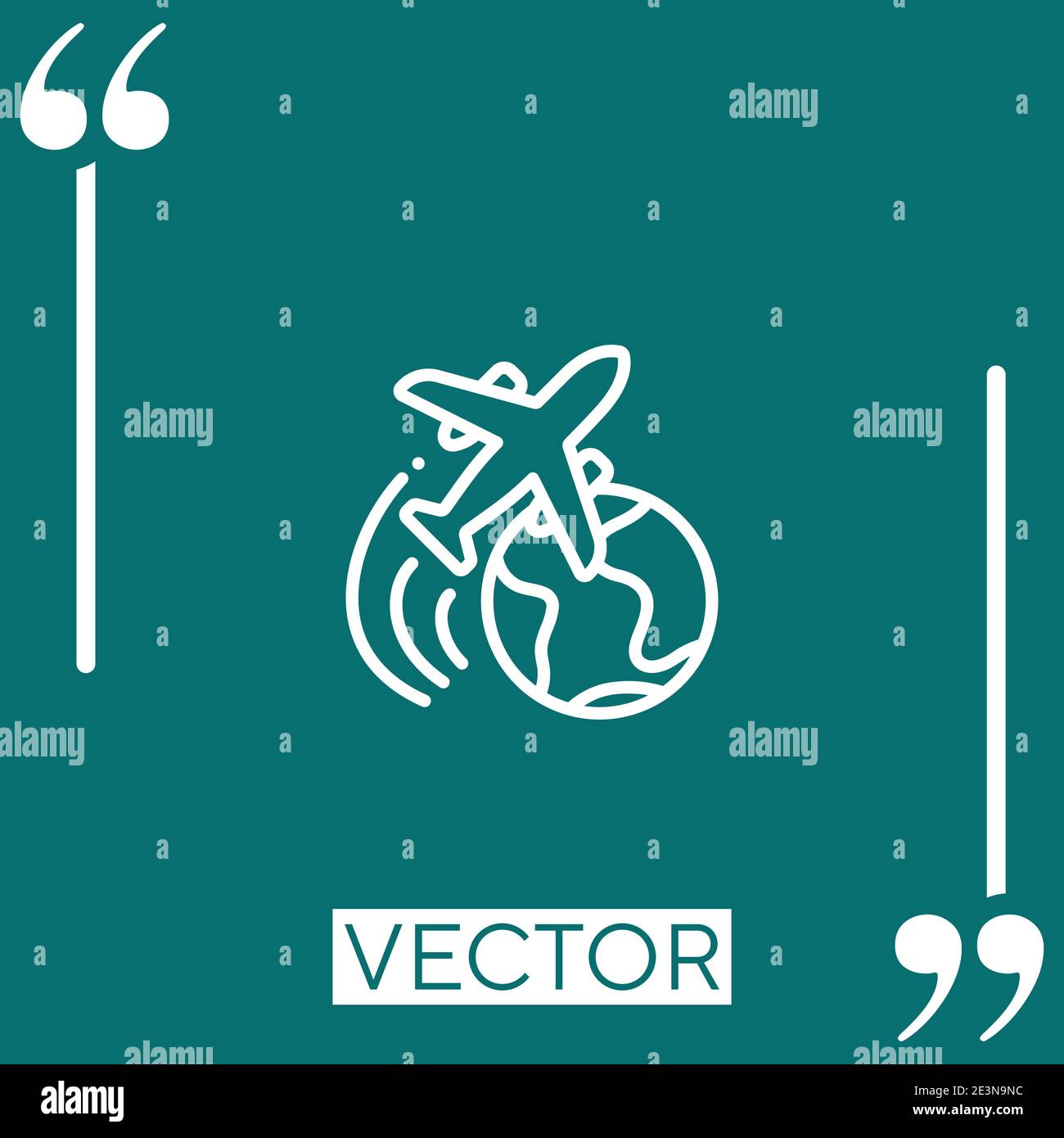 travel Linear icon. Editable stroke line Stock Vector Image & Art - Alamy