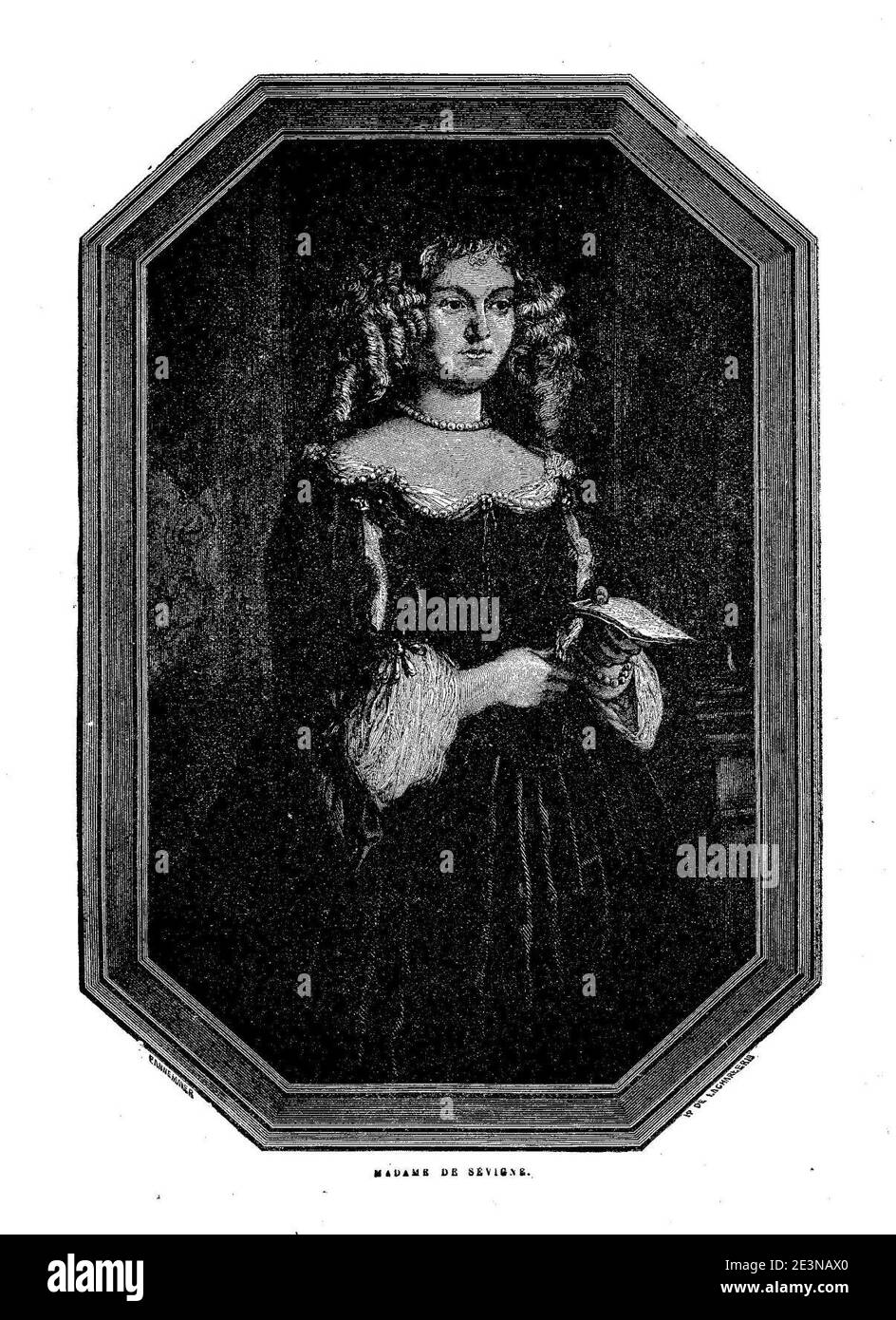 Marie de RabutinChantalSévigné Stock Photo Alamy