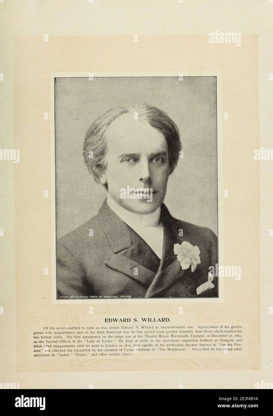 Marie Burroughs Art Portfolio 002 Edward S. Willard Stock Photo Alamy