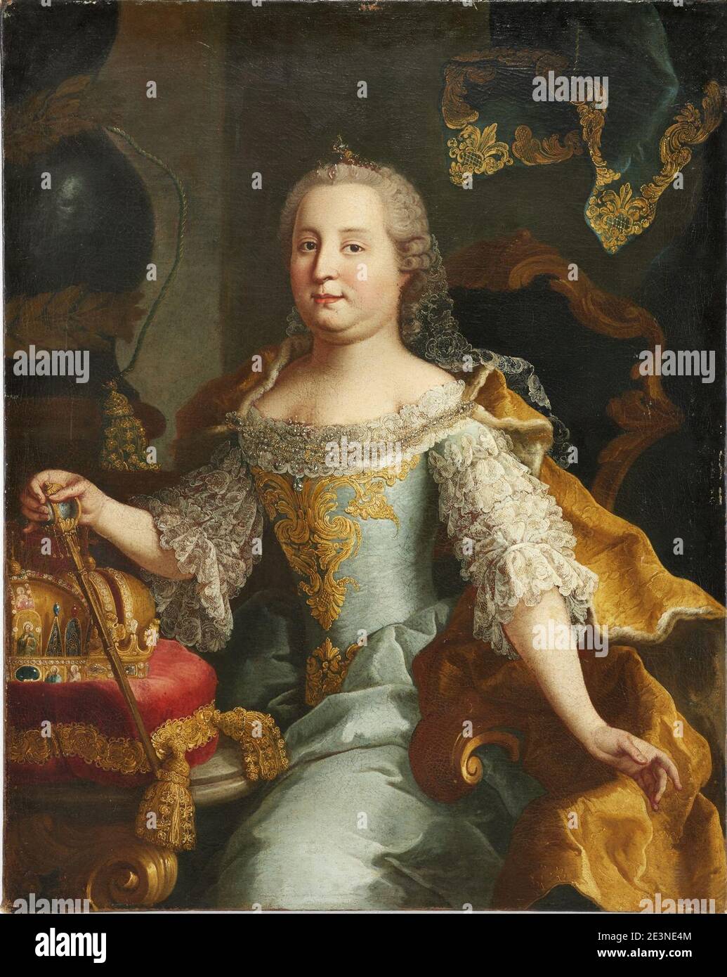 Maria Theresia av Österrike. Stock Photo