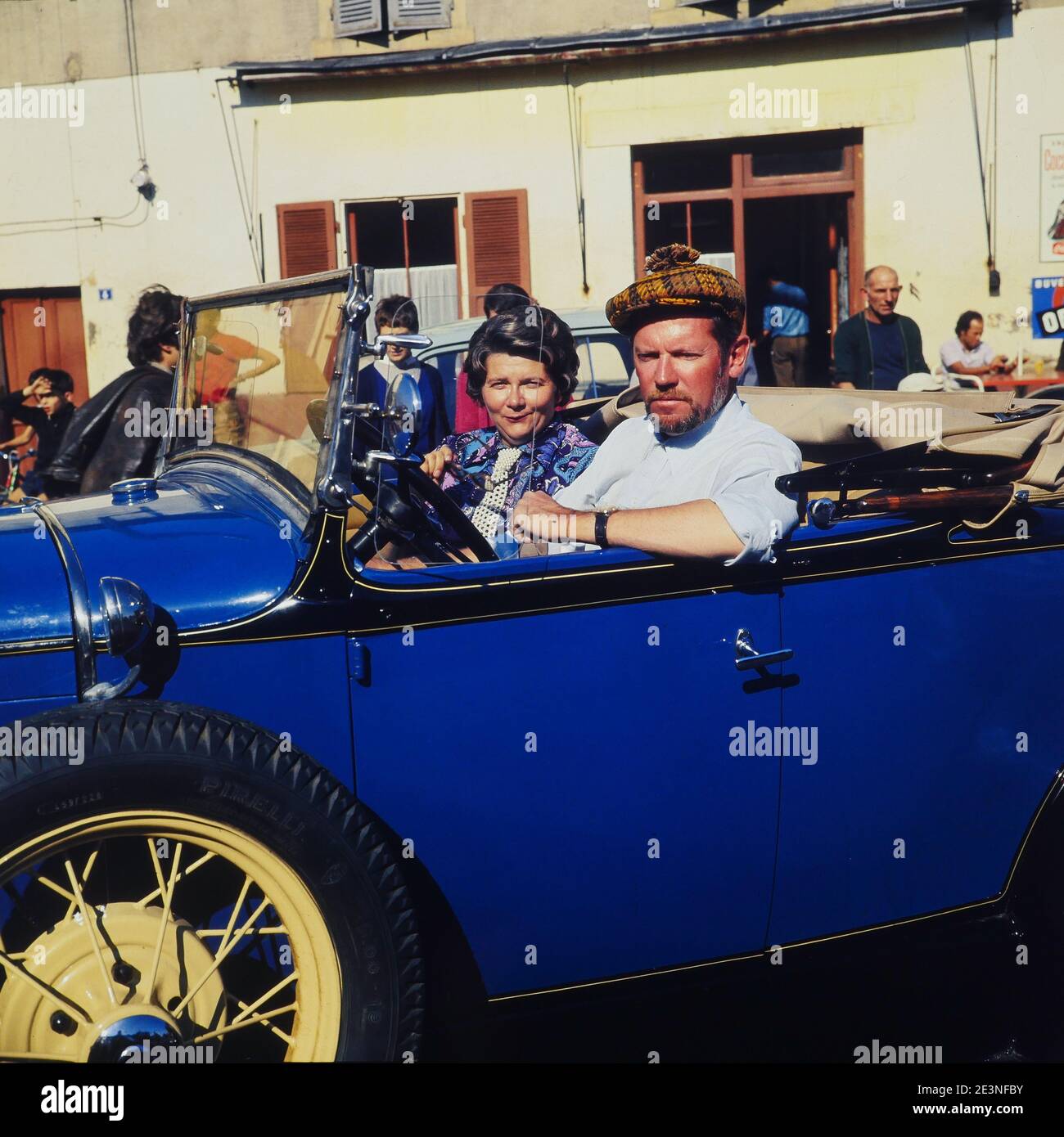 Vintage car race, France, 1987 Stock Photo Alamy