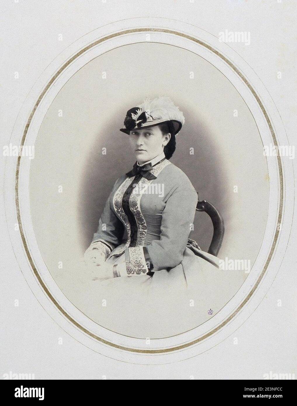Maria Maximilianovna of Leuchtenberg - Princess of Baden. Stock Photo