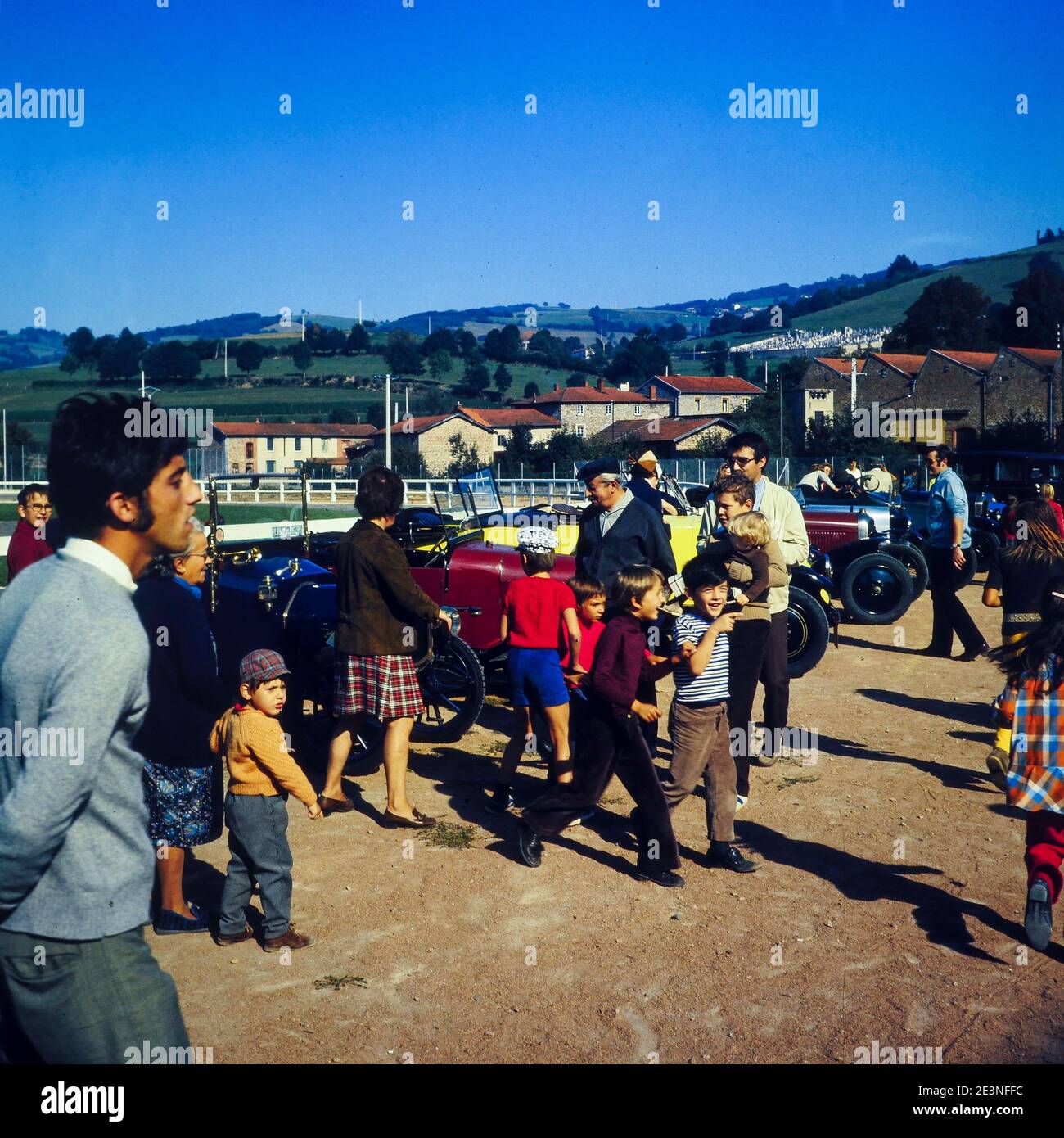 Vintage car race, France, 1987 Stock Photo Alamy