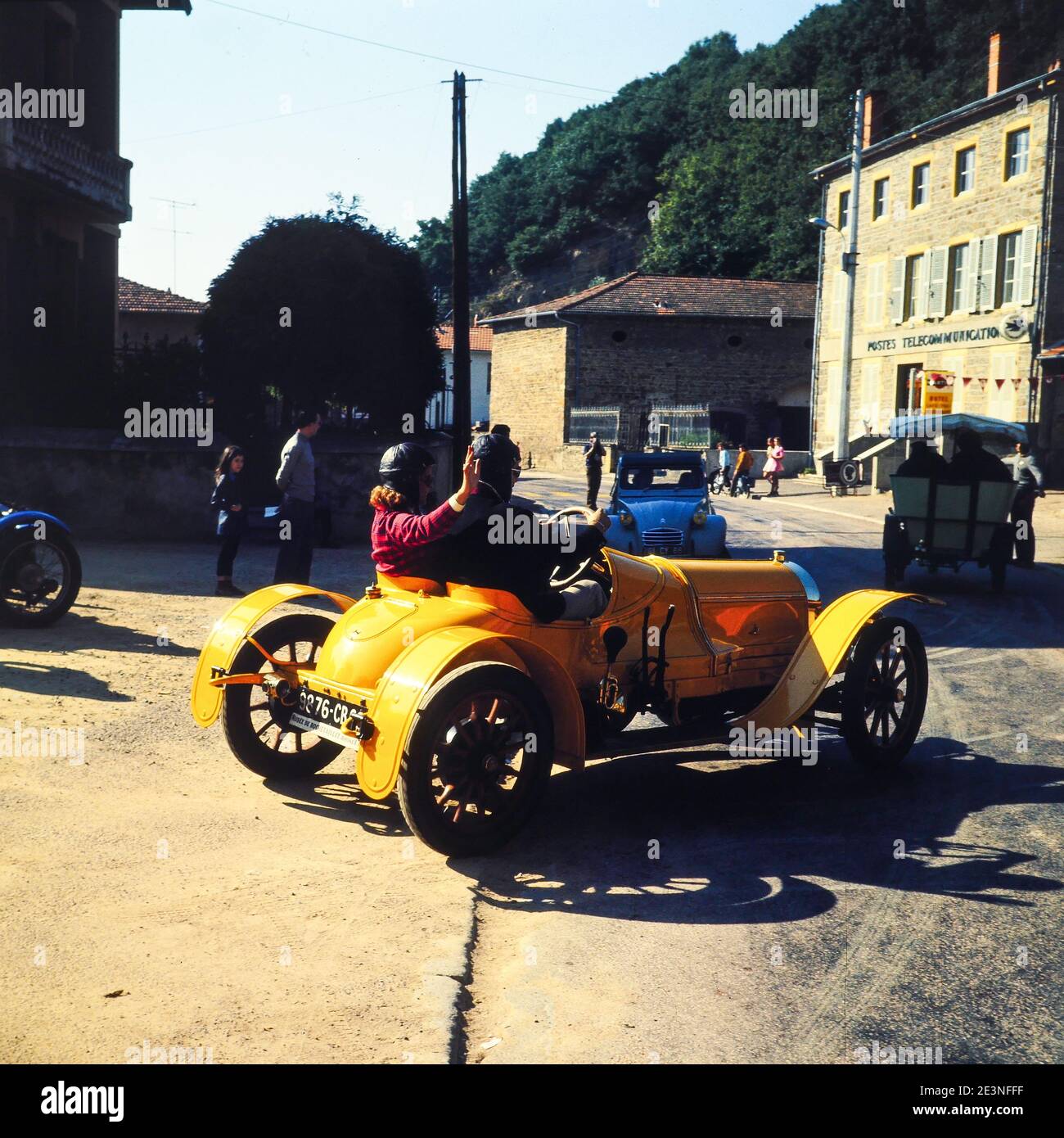 Vintage car race, France, 1987 Stock Photo Alamy