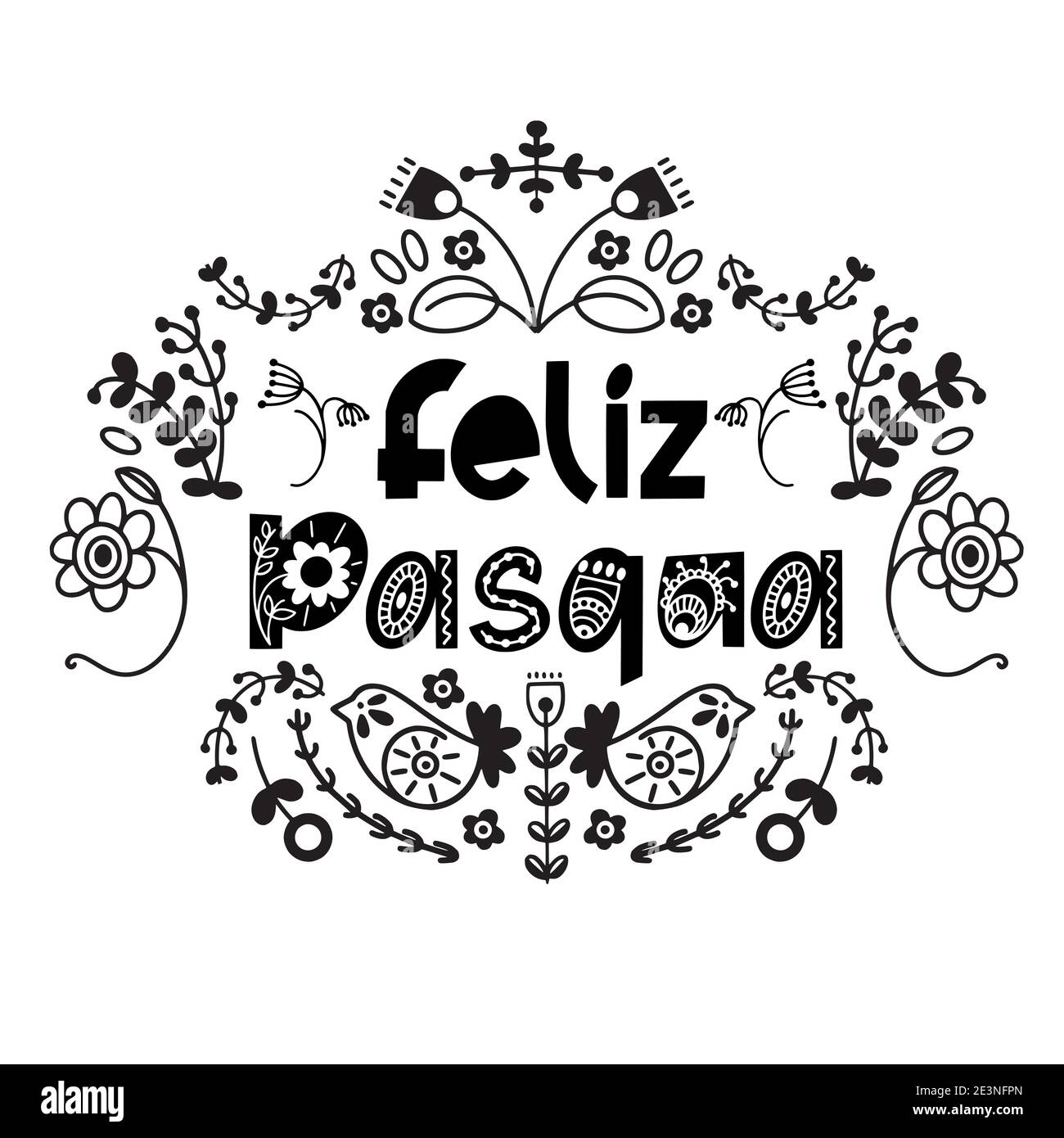Feliz pasqua Stock Vector Images - Alamy