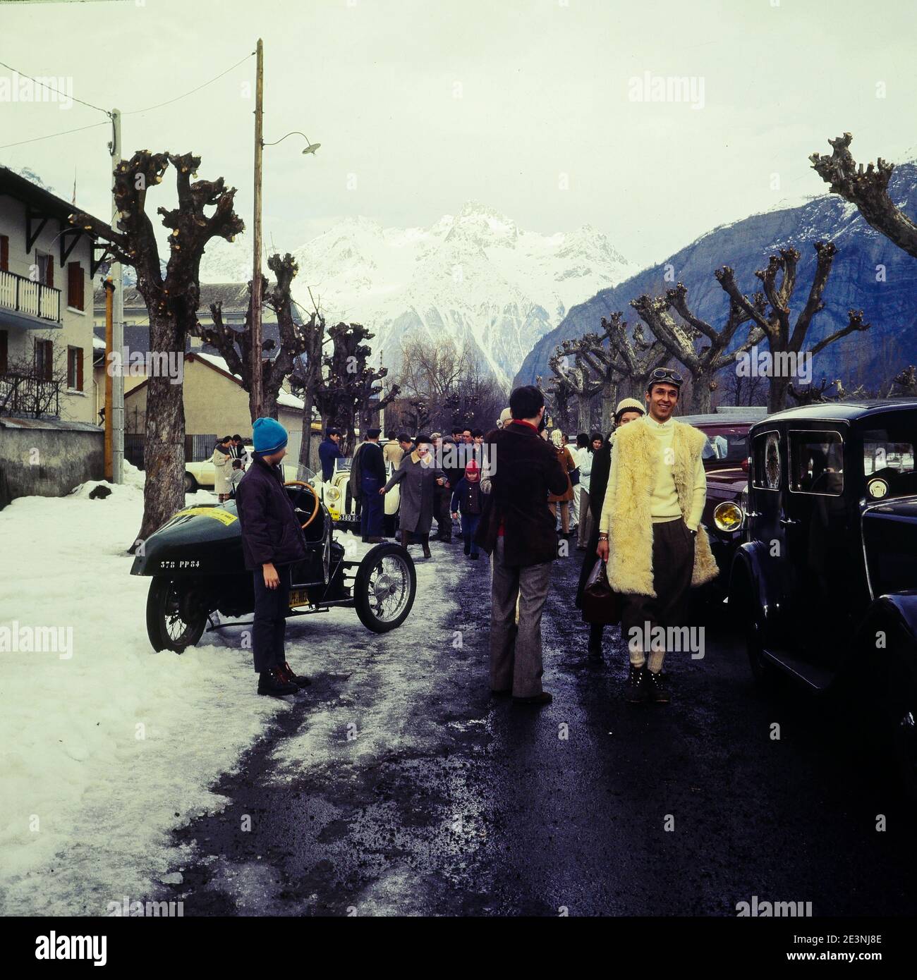 Vintage car race, France, 1987 Stock Photo Alamy