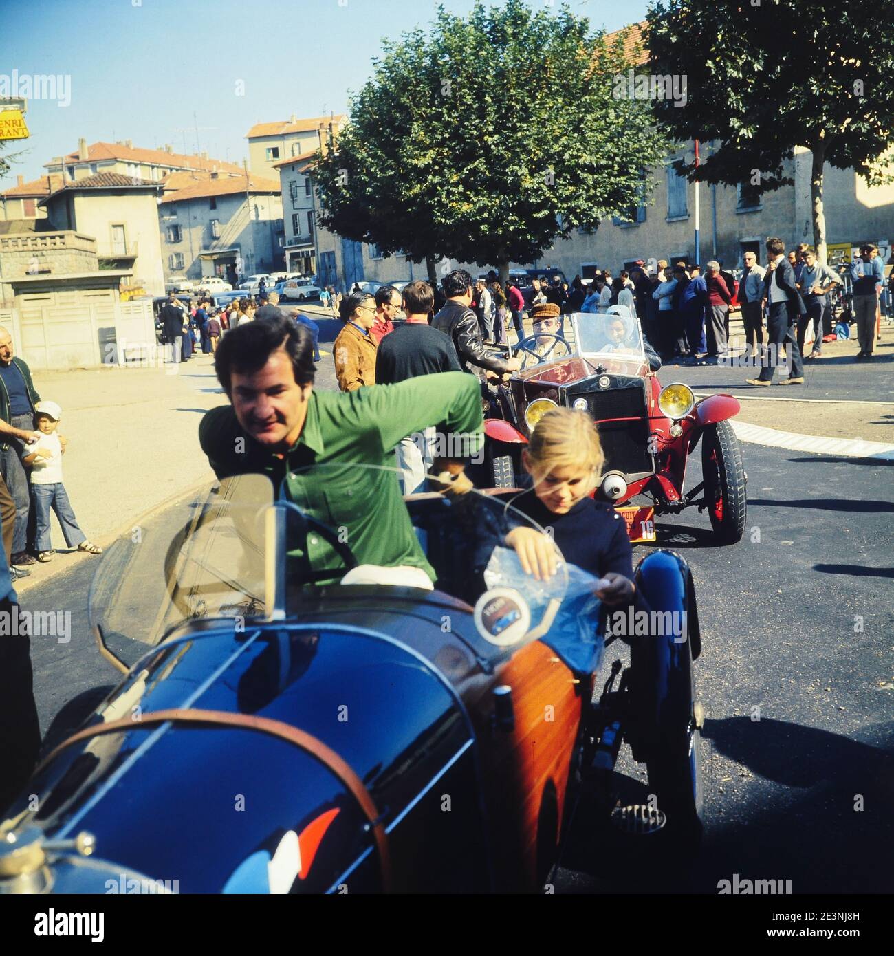 Vintage car race, France, 1987 Stock Photo Alamy