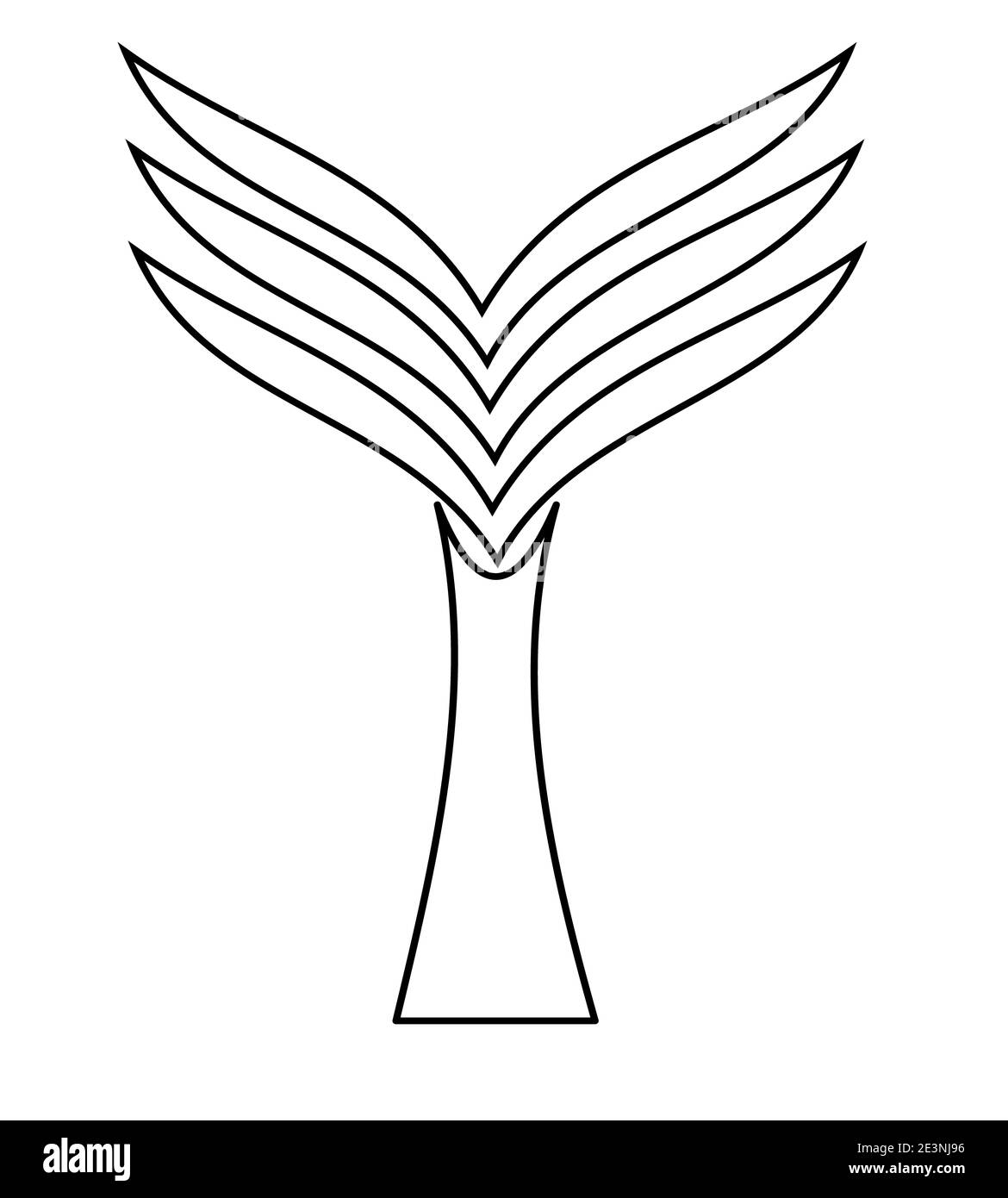 artificial plant design for logo use Stock Photo Alamy