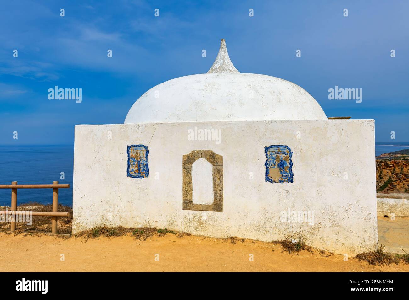 Hermitage of Memory, Sanctuary of Our Lady of Espichel Cape, Sesimbra, Lisbon Coast, Setubal, Portugal Stock Photo