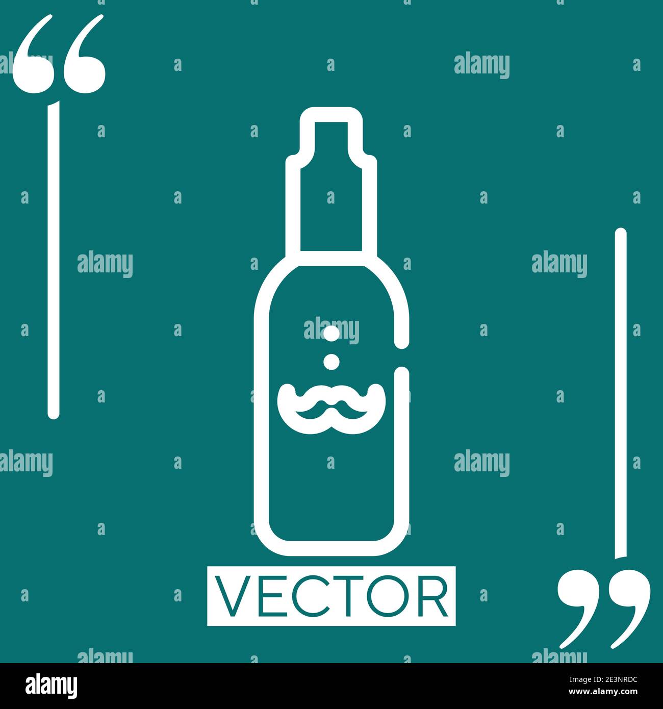 cream vector icon Linear icon. Editable stroke line Stock Vector
