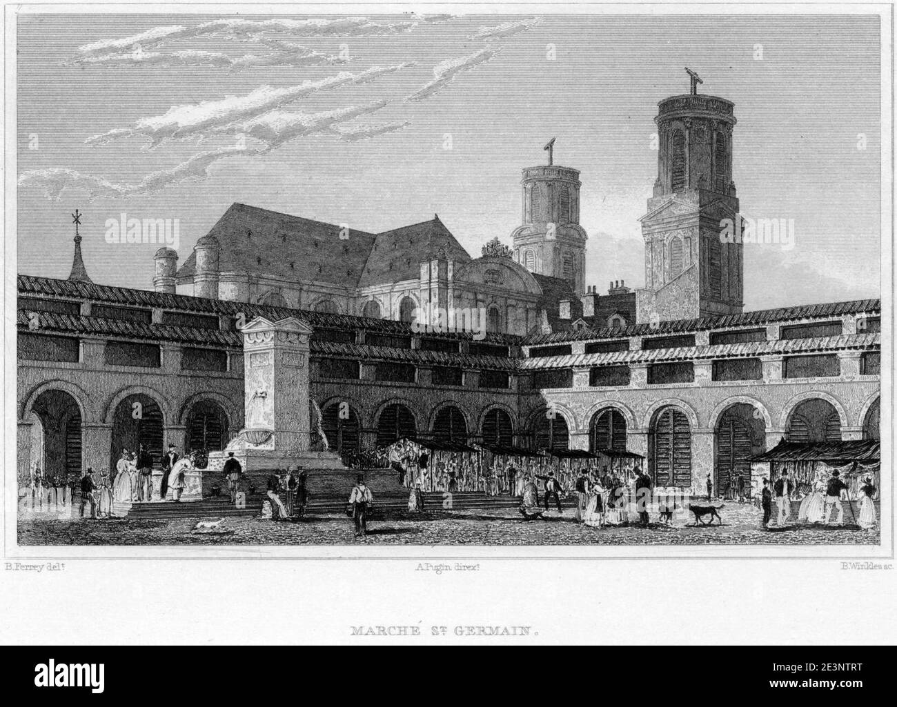 Marche de st germain Black and White Stock Photos & Images Alamy