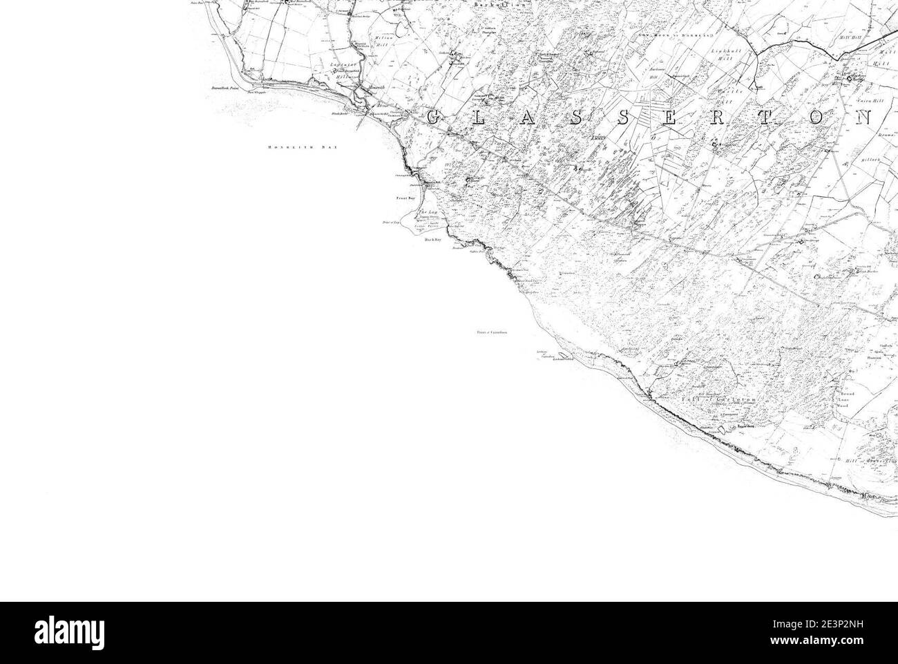 Map of Wigtownshire Sheet 033, Ordnance Survey, 18471850 Stock Photo