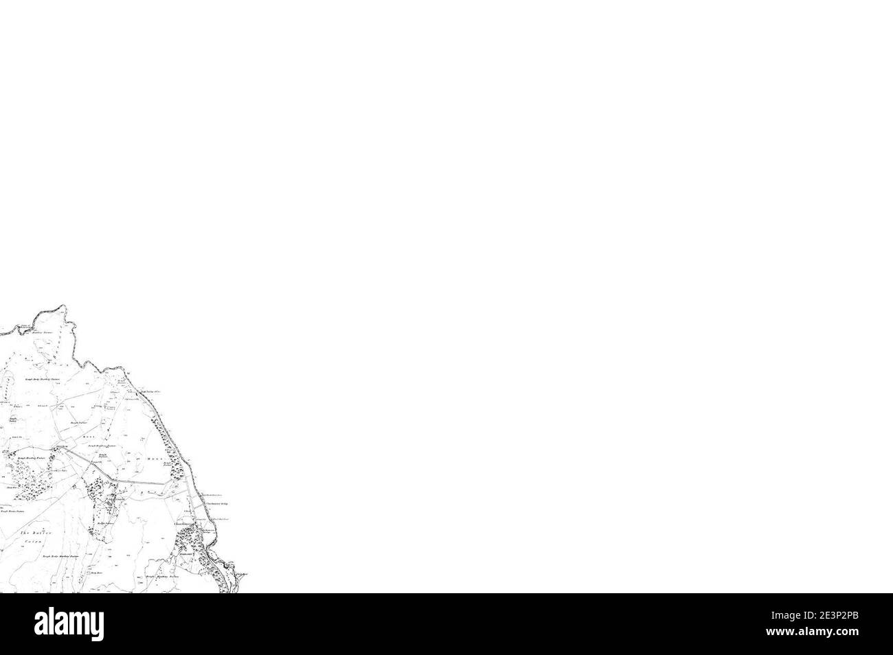 Map of Wigtownshire Sheet 003, Ordnance Survey, 18471850 Stock Photo