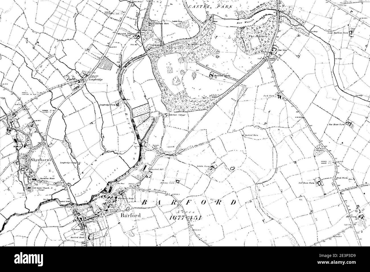 Map of Warwickshire OS Map name 039-NW, Ordnance Survey, 1884-1893 ...