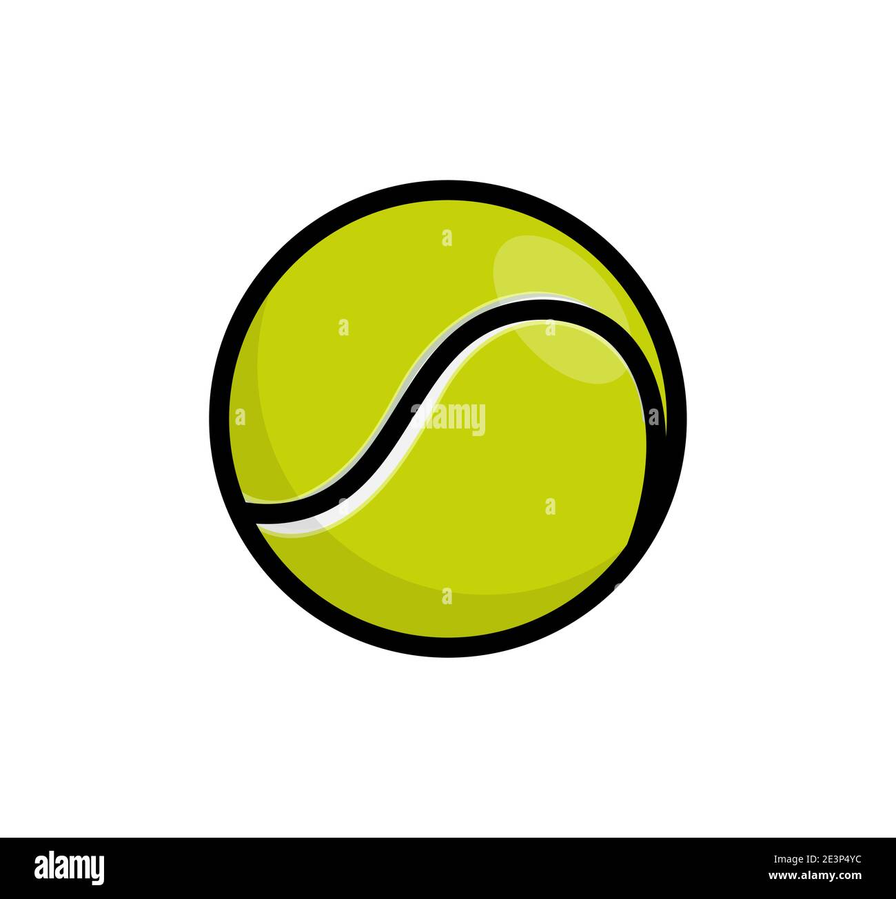 processing Scholarship frost Tennis isolated ball vector icon. Tennis line ball flat icon logo Stock  Vector Image & Art - Alamy