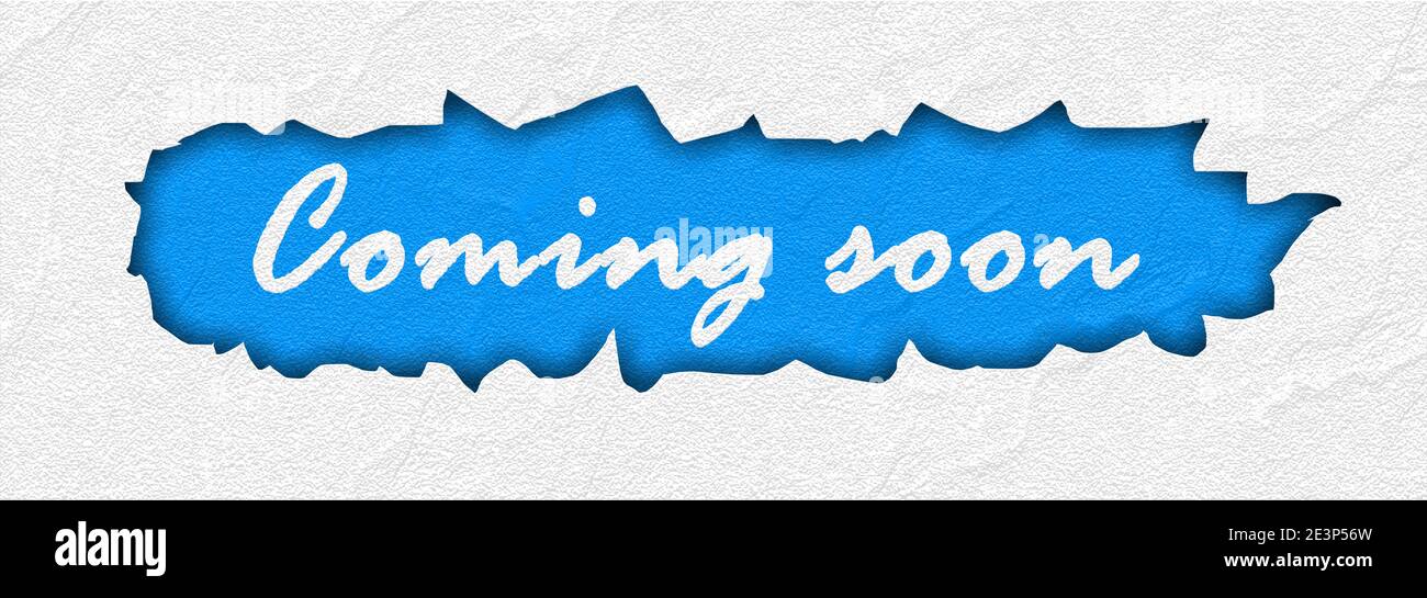 Coming soon sign hi-res stock photography and images - Alamy