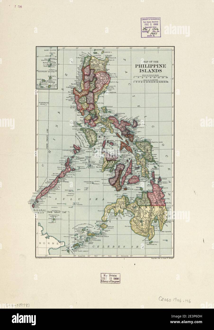 Map Of The Philippine Islands Stock Photo Alamy Map Of The Philippine Islands 2E3P6DH