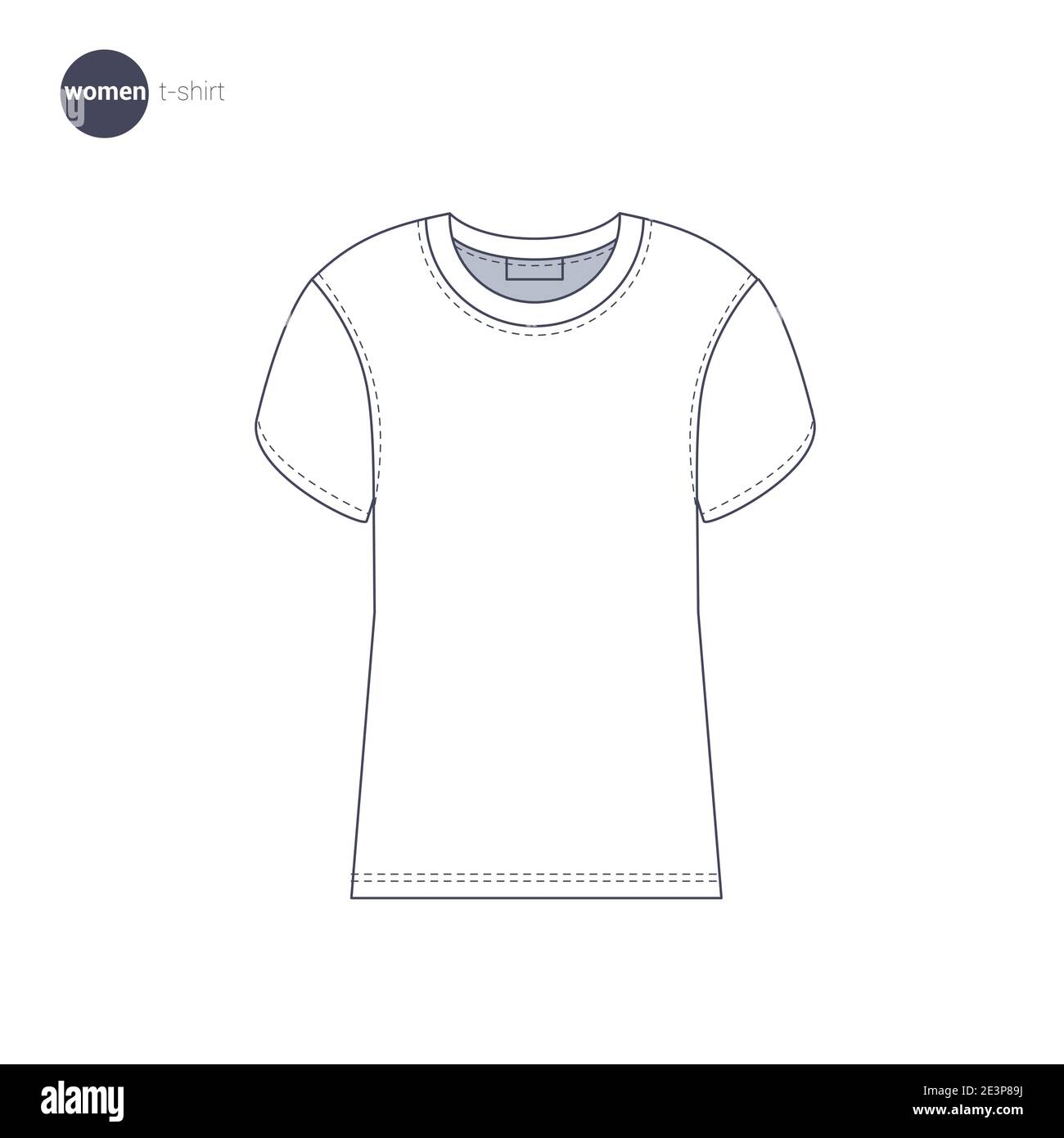 Women t-shirt. Clothes icons Stock Vector Image & Art - Alamy