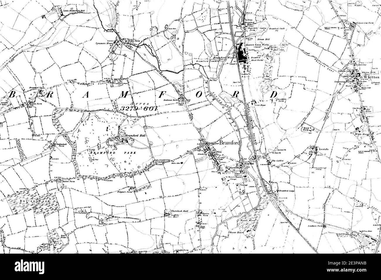 Ordnance Survey Map Suffolk Map Of Suffolk Os Map Name 075-Nw, Ordnance Survey, 1881-1893 Stock Photo -  Alamy