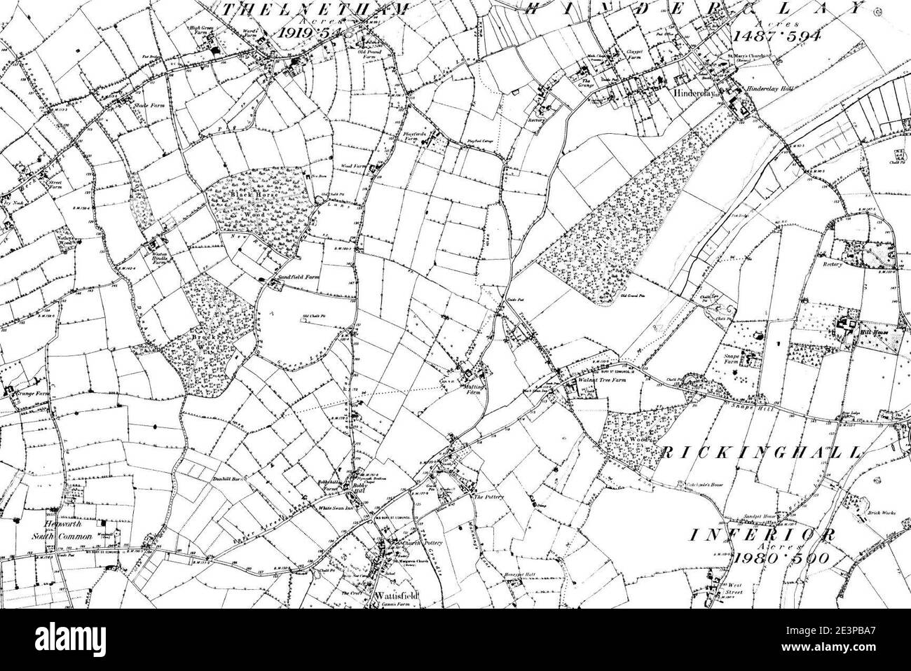 Ordnance Survey Map Suffolk Map Of Suffolk Os Map Name 024-Sw, Ordnance Survey, 1881-1893 Stock Photo -  Alamy