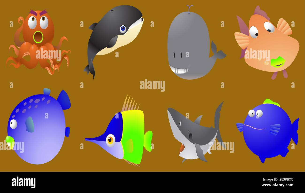 cute animals vector art icon Stock Vector Image & Art - Alamy