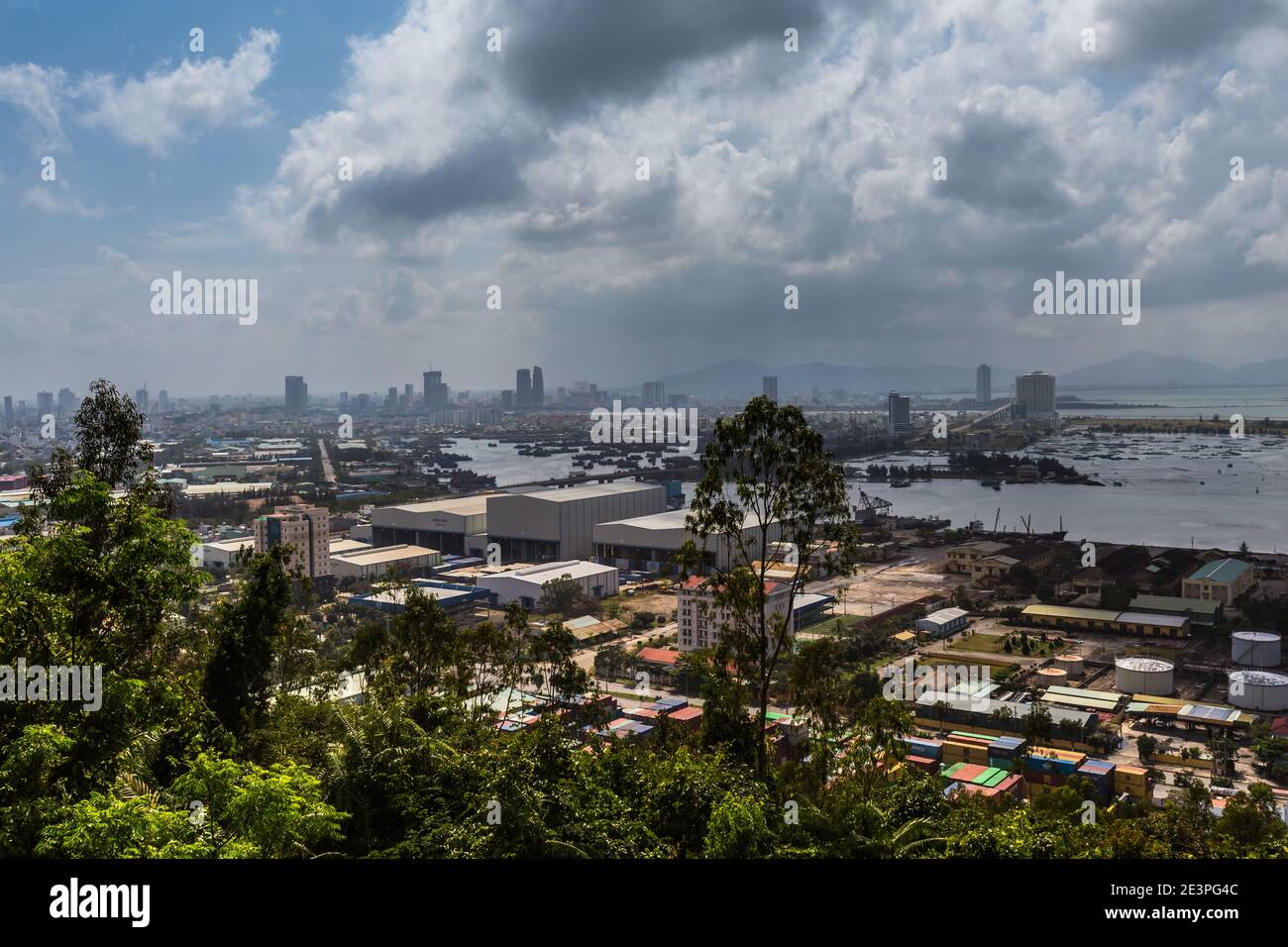 Industrial zone in Da Nang. Beautiful Han riverside in Vietnam Stock Photo Alamy