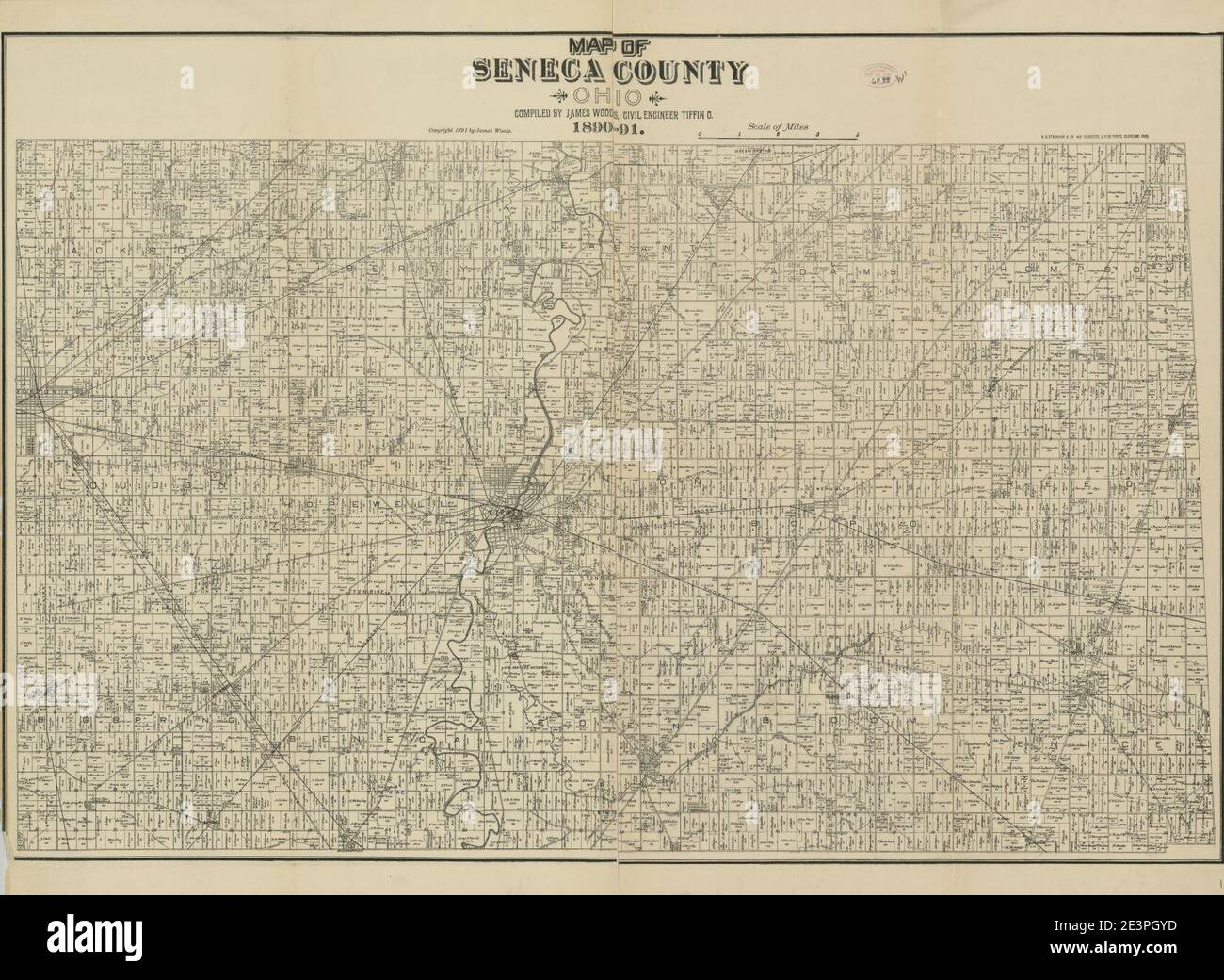 Map of seneca hires stock photography and images Alamy