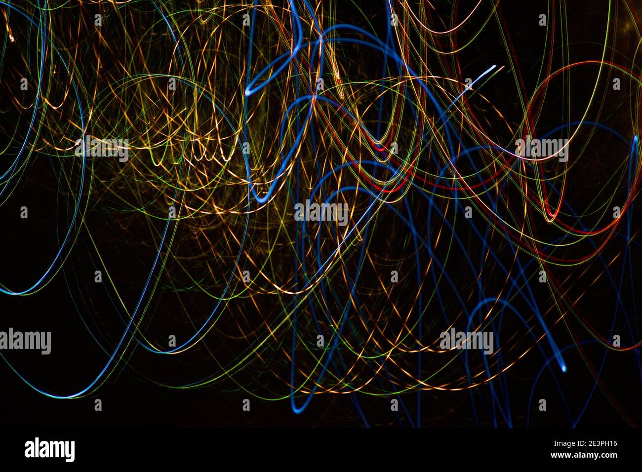 Light graphic art of city lights Stock Photo - Alamy