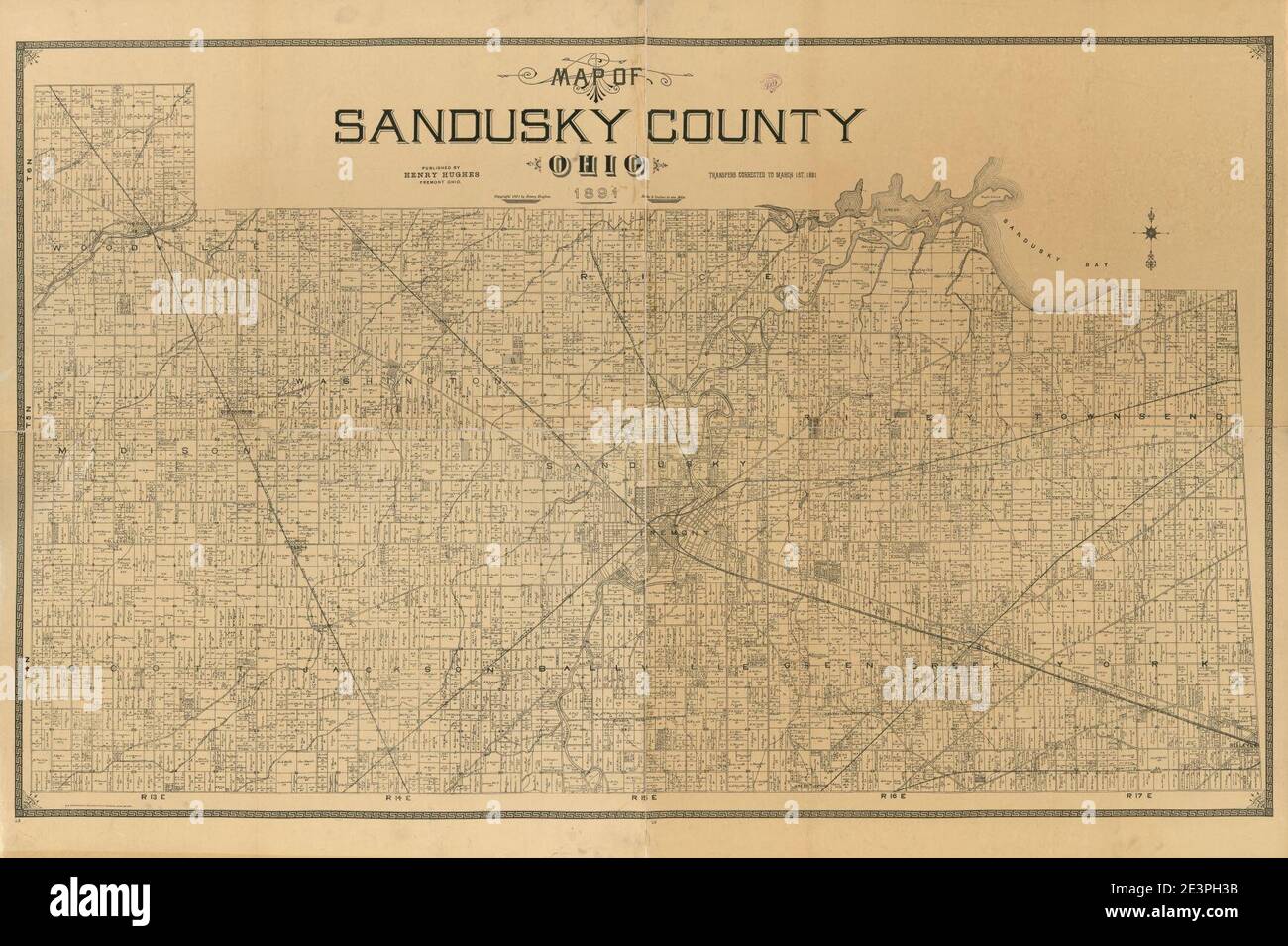 Map of sandusky hi-res stock photography and images - Alamy Map of sandusky hi-res stock photography and images - Alamy