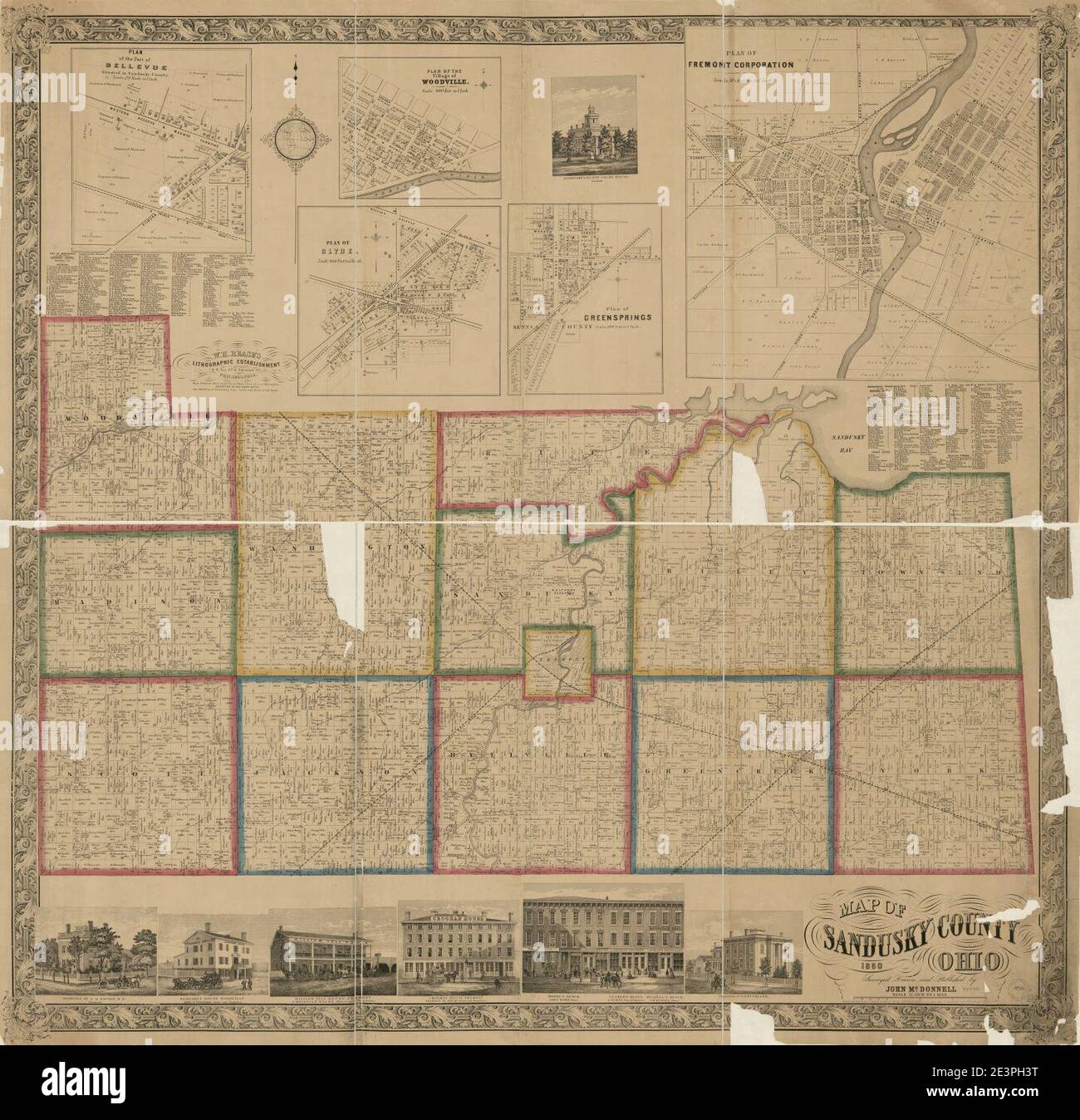 Map of sandusky hi-res stock photography and images - Alamy Map of sandusky hi-res stock photography and images - Alamy