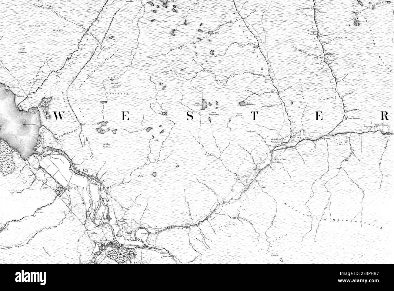 Map of Ross & Cromarty Sheet 071, Ordnance Survey, 18801881 1 Stock