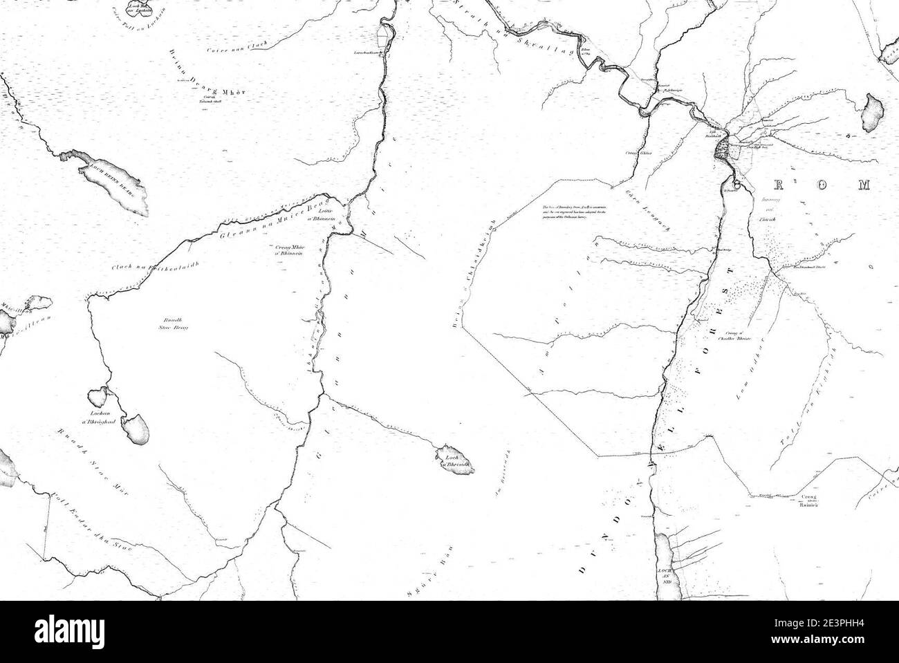 Map of Ross & Cromarty Sheet 047, Ordnance Survey, 18801881 1 Stock