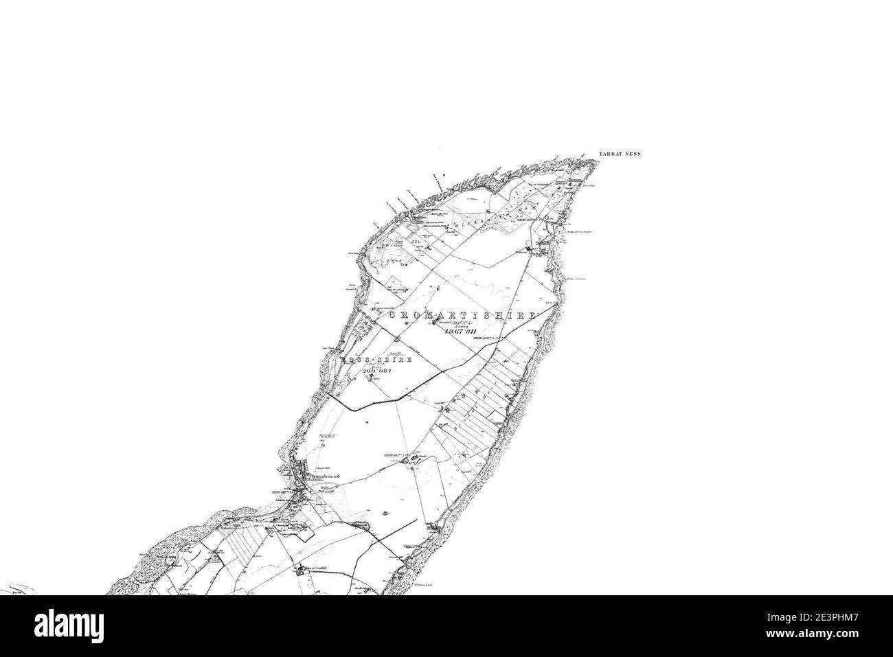 Map of Ross & Cromarty Sheet 030, Ordnance Survey, 18801881 1 Stock