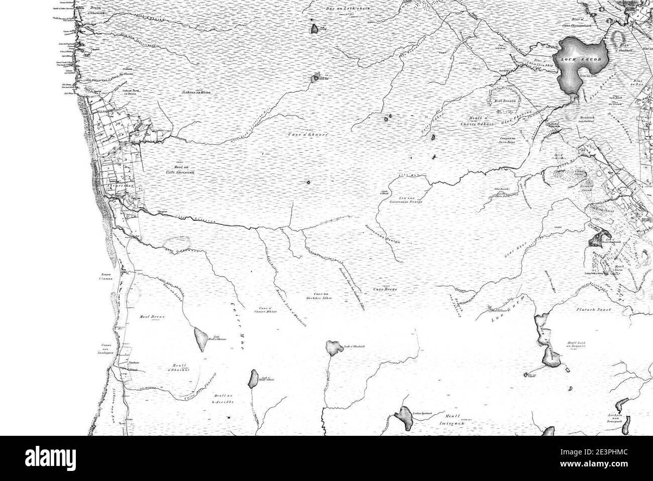 Map of Ross & Cromarty Sheet 031, Ordnance Survey, 1880-1881 Stock ...