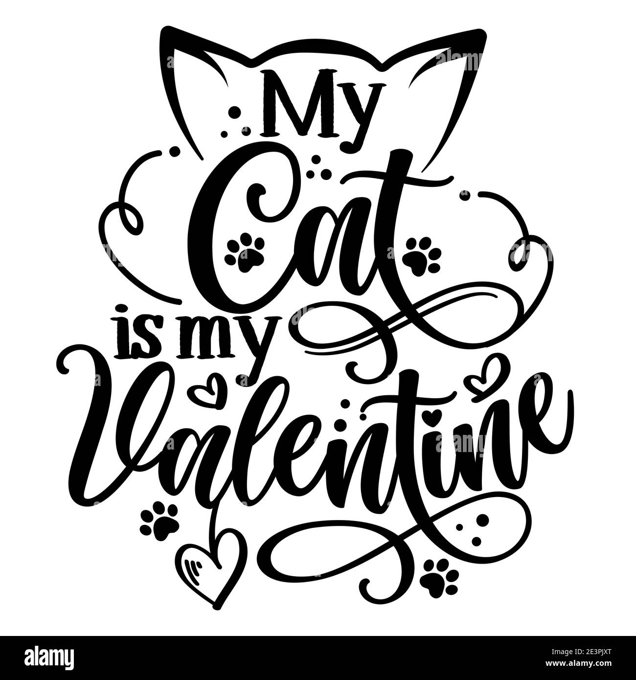Lettering Cat Message Cards Lettering Cat Message Cards