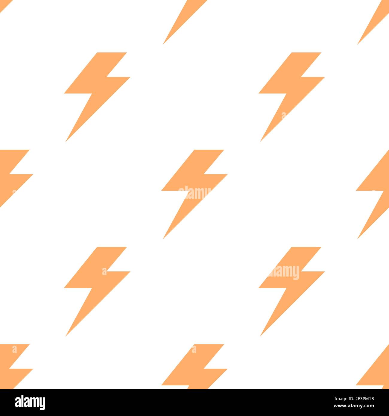Lightning bolt flash seamless pattern. Thunderbolt print background Stock Image Art - Alamy