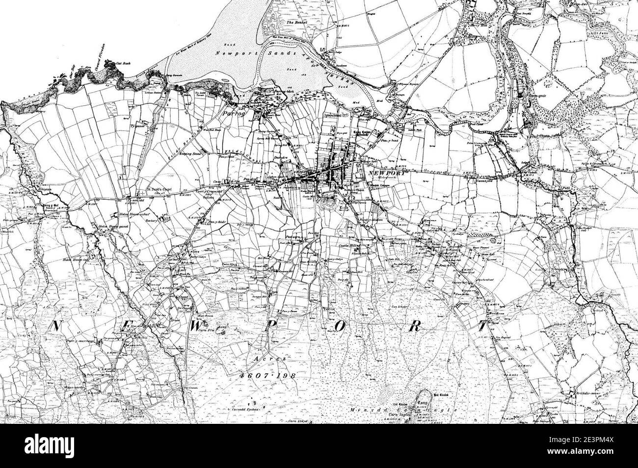 Map Of Pembrokeshire OS Map Name 005 SE Ordnance Survey 1868 1892   Map Of Pembrokeshire Os Map Name 005 Se Ordnance Survey 1868 1892 2E3PM4X 