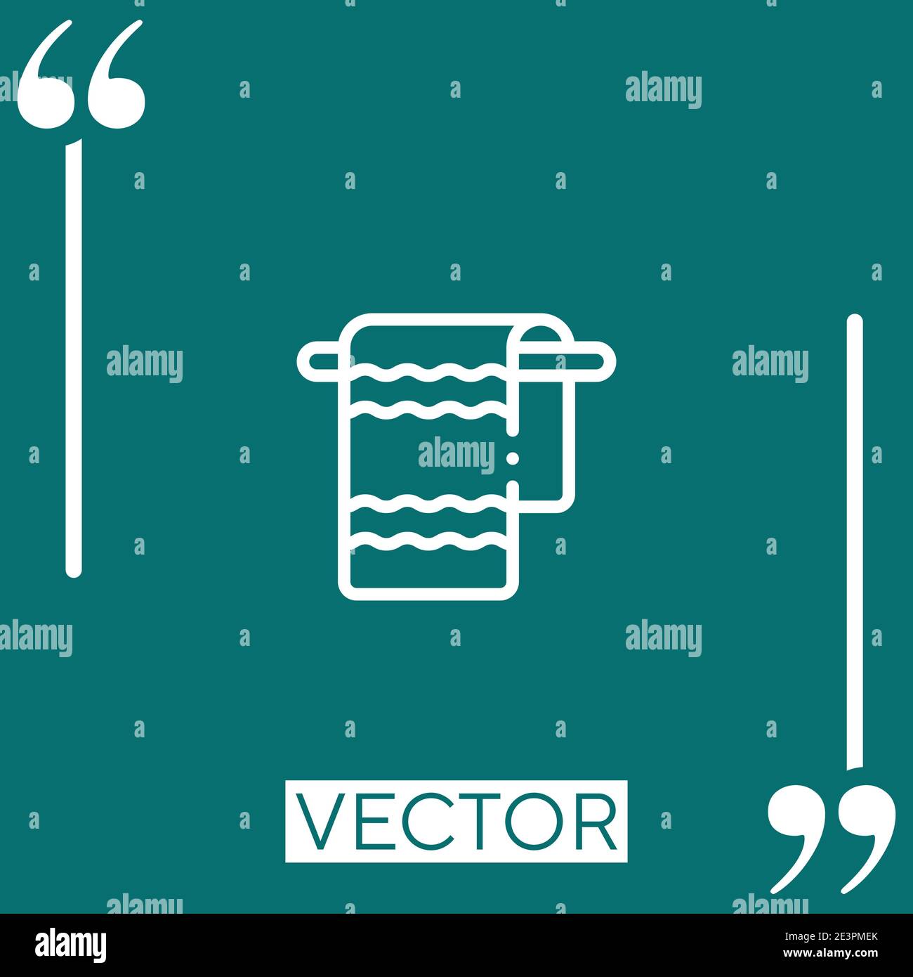 toilet paper vector icon Linear icon. Editable stroke line Stock Vector ...