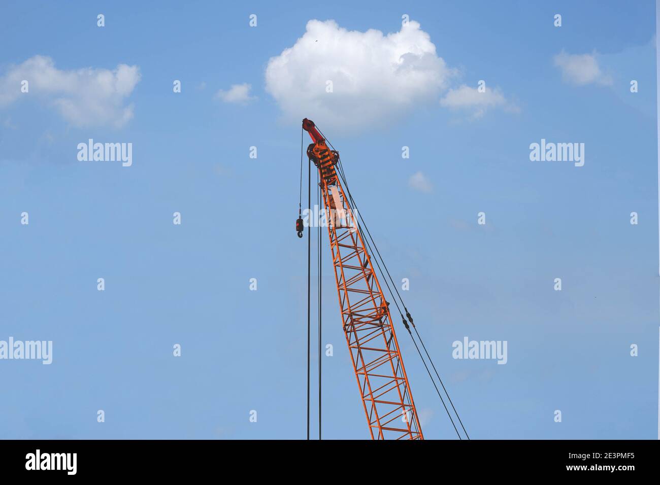 Close crane hook for industrial overhead cranes Stock Photo Alamy